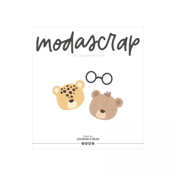 Leopard & Bear Stanzen Modascrap