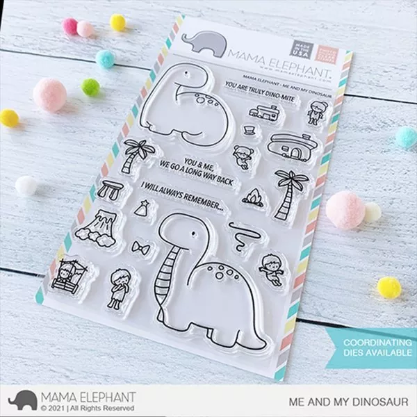 Me and my Dinosaur Clear Stamps Mama Elephant