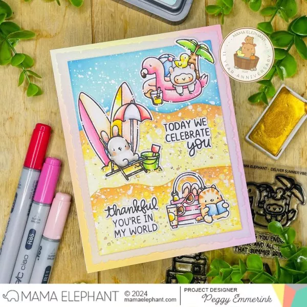 Deliver Summer Vibes Stanzen Creative Cuts Mama Elephant 1