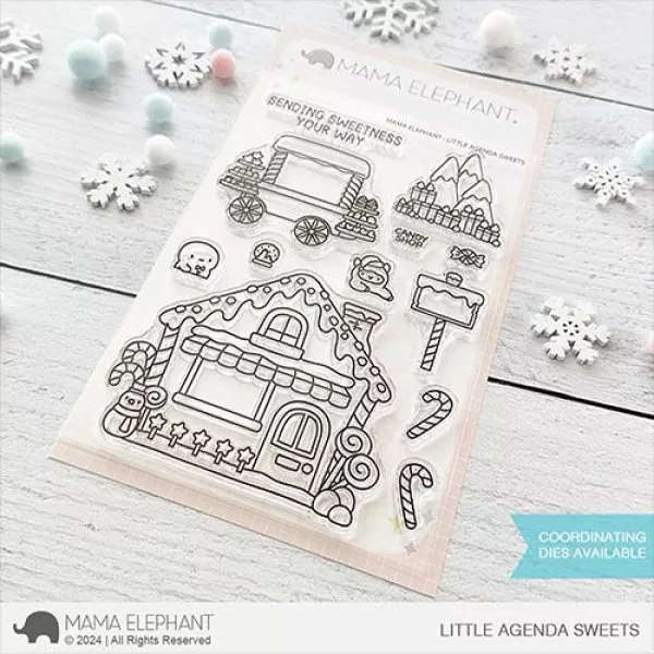 Little Agenda Sweets Clear Stamps Stempel Mama Elephant