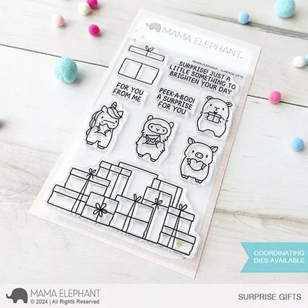 Surprise Gifts Clear Stamps Stempel Mama Elephant