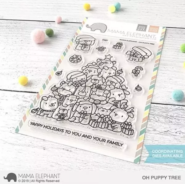 Oh Puppy Tree Mama Elephant Stamp & Die Bundle