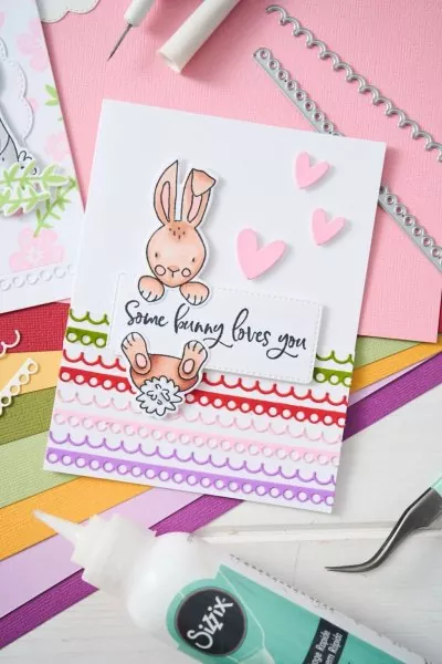 Bunny Bits & Blooms Sizzix & Catherine Pooler Stempel 2