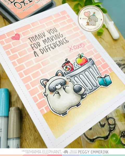 Playful Raccoons Stanzen Creative Cuts Mama Elephant 2