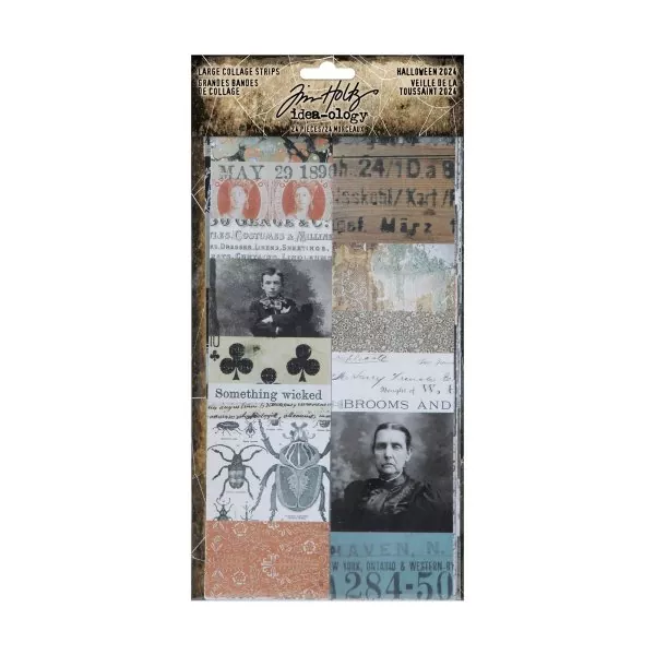 Halloween Collage Strips Large Idea-ology Tim Holtz