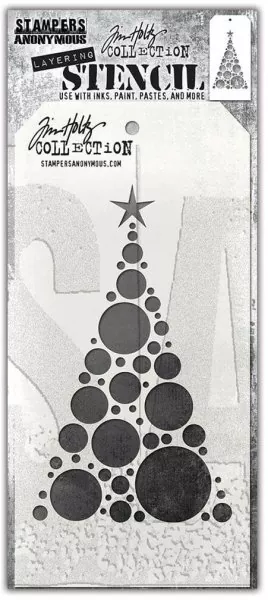 Tim Holtz Modern Tree Layering Schablone Stencil Stampers Anonymous