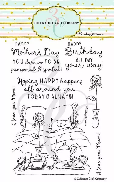 For Mom Clear Stamps Colorado Craft Company by Anita Jeram