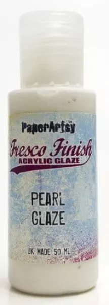 paperartsy fresco finish acrylic glaze pearl glaze