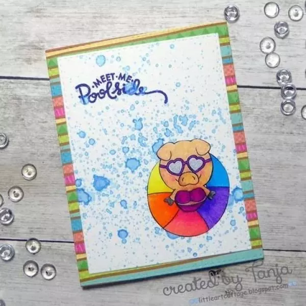 Pool Piggies BUNDLE Stempel + Stanzen Gerda Steiner Designs 5