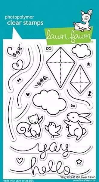 Yay, Kites! Stempel Lawn Fawn