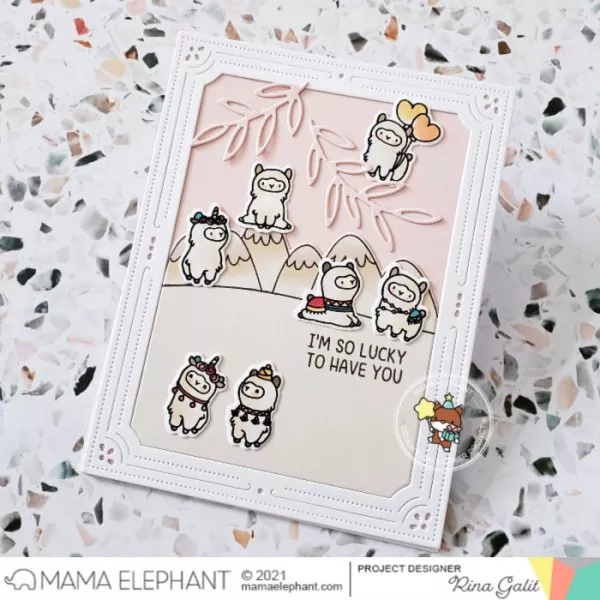 Little Llama Agenda Clear Stamps Mama Elephant 2