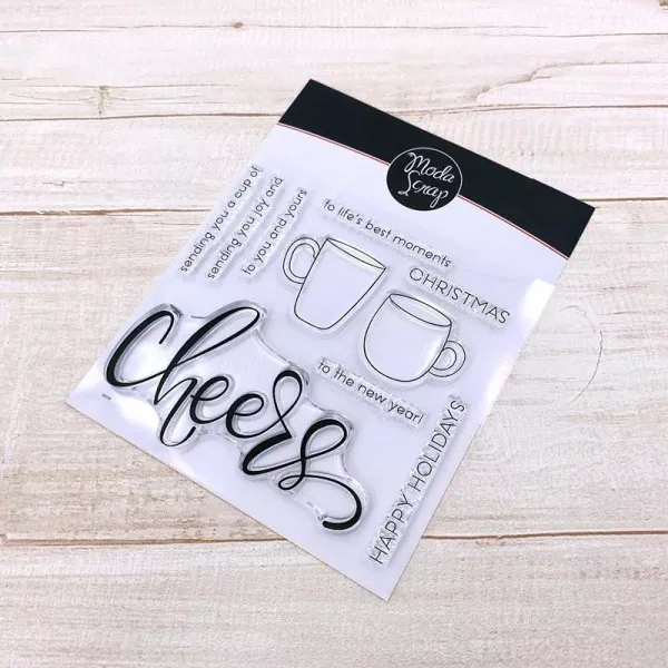 Cheers Clear Stamps Modascrap