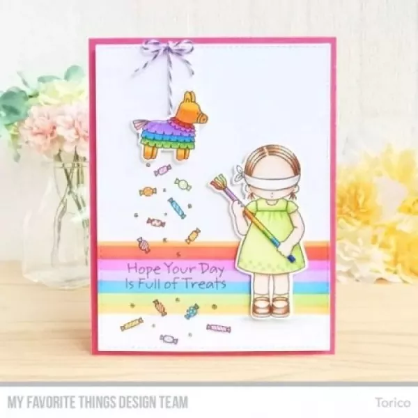 my favorite things Stamp & Die Bundle Birthday Piñata 4