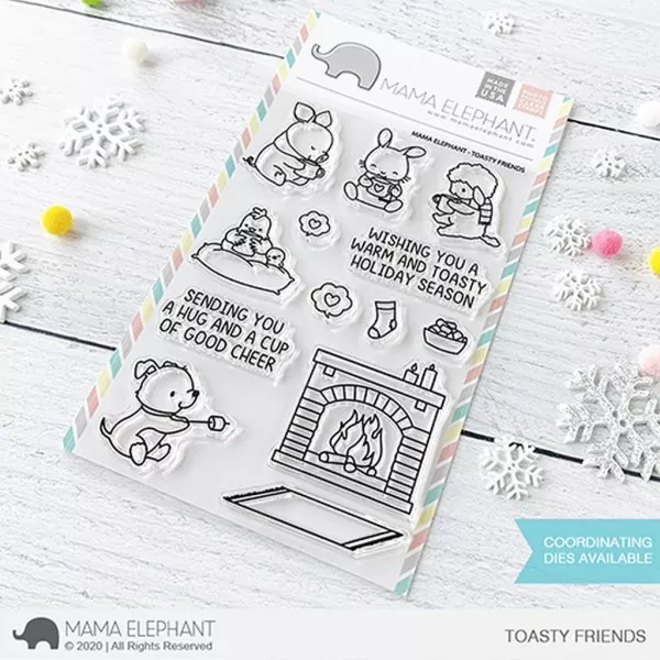 Toasty Friends Clear Stamps Mama Elephant