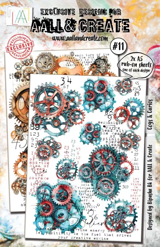 Cogs & Curios Rub-Ons AALL & Create