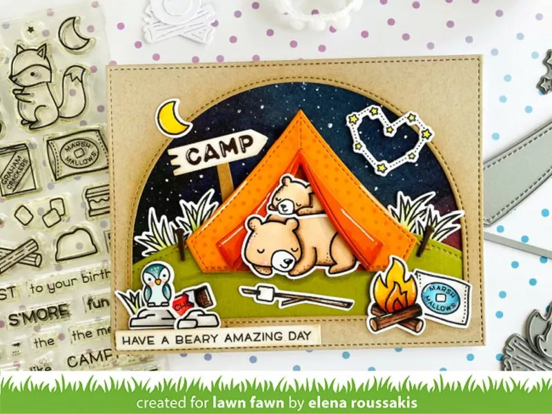 S'more the Merrier Clear Stamps Lawn Fawn 3