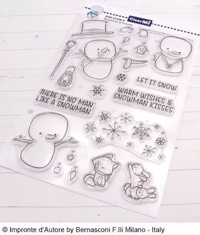 Snowman & Friends Stempel Impronte D'Autore