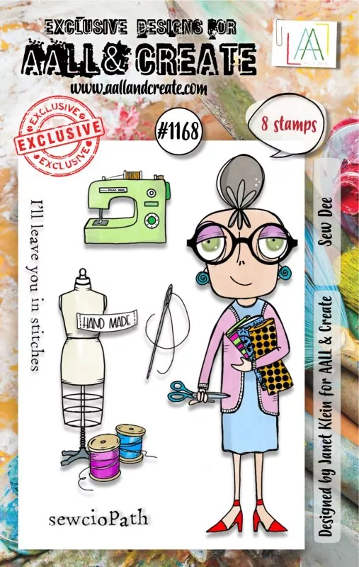 aall create clear stamp Sew Dee