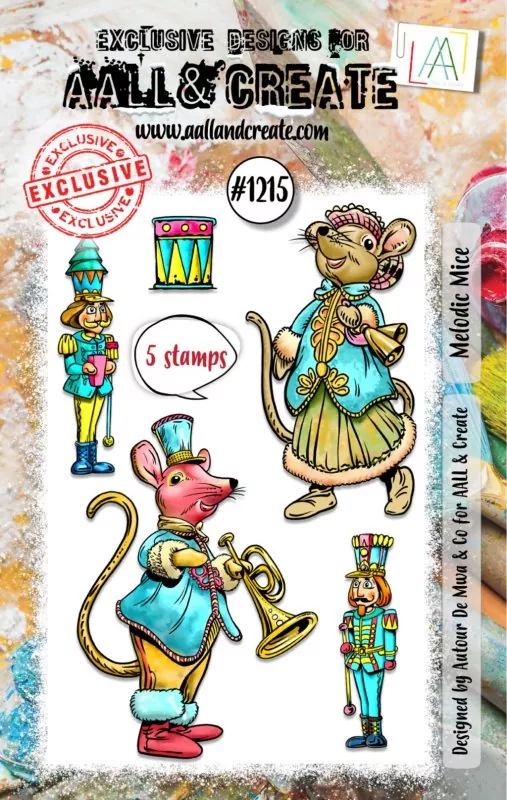 aall create clear stamp Melodic Mice