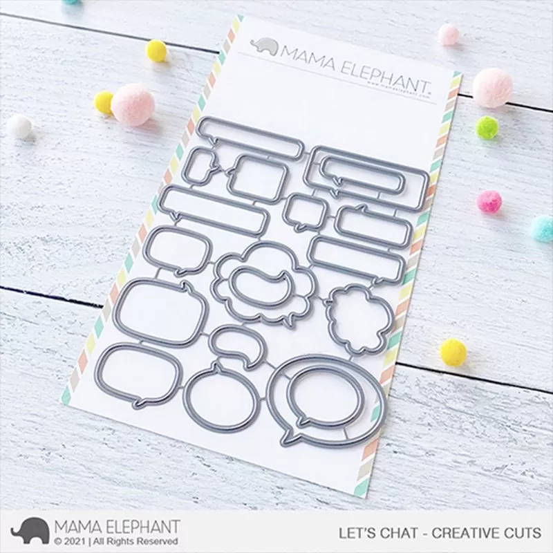 Let's Chat Dies Creative Cuts Mama Elephant