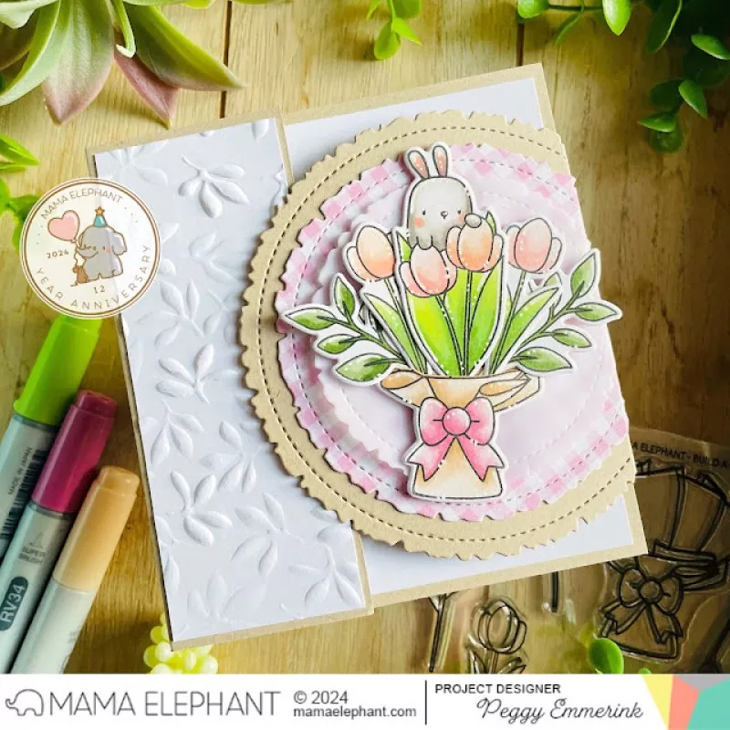 Build A Bouquet Clear Stamps Stempel Mama Elephant 1