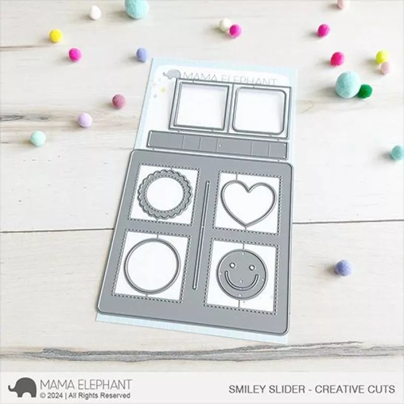 Smiley Slider Stanzen Creative Cuts Mama Elephant