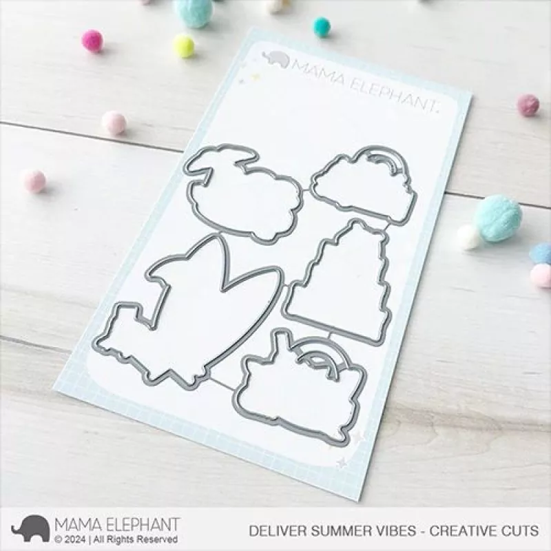 Deliver Summer Vibes Stanzen Creative Cuts Mama Elephant