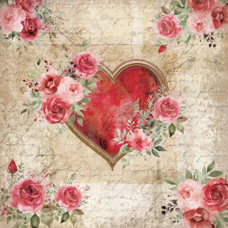 Crafters Companion Love Letter 12"x12" inch paper pad 1