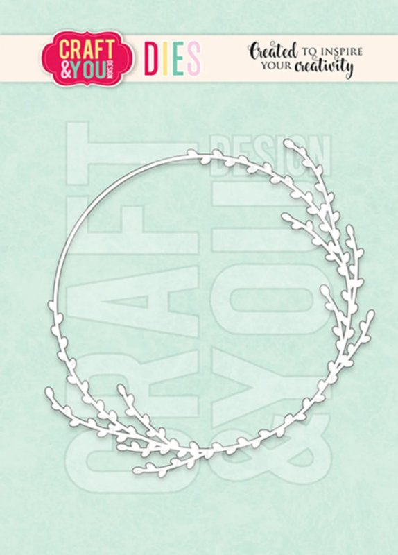 Catkins Wreath Craft & You Design Stanzen