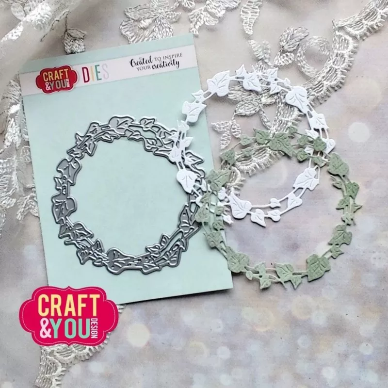 Ivy Wreath Craft & You Design Stanzen 1