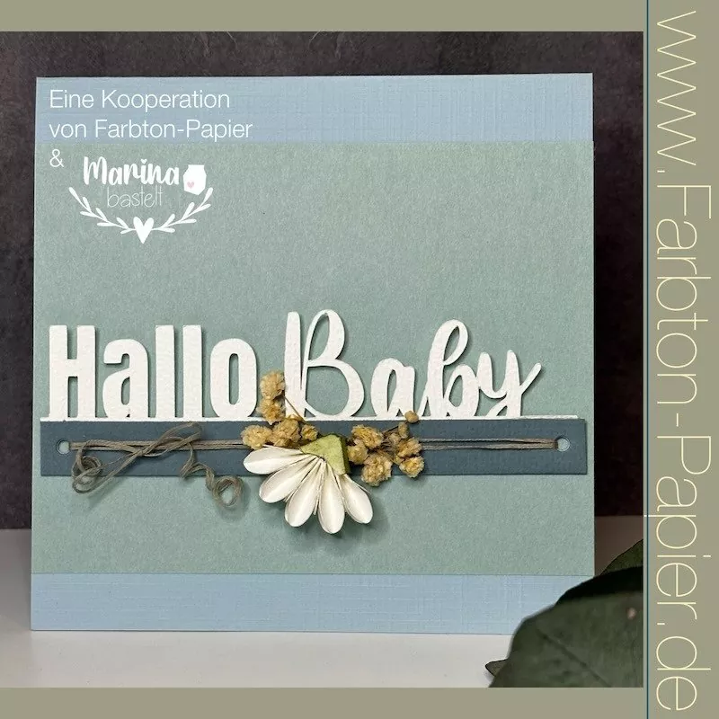 Hallo Baby Stanzenset FarbTon Papier 1