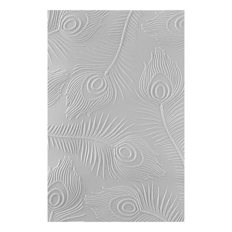 Feather Flourish Embossing Folder Spellbinders 1