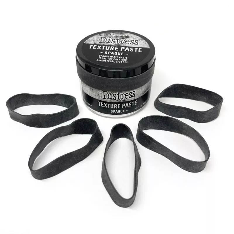 Black Rubber Bands 6 Pack Ranger Tim Holtz 1