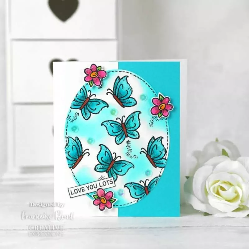 Little Butterflies Clear Stamps Woodware Craft Collection 1