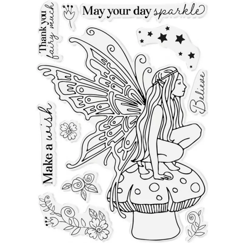gemini May your Day Sparkle stamps and die set c companion