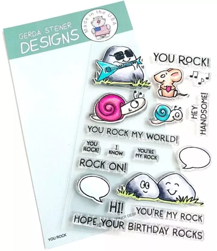 You Rock BUNDLE Stempel + Stanzen Gerda Steiner Designs