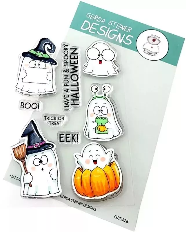 Halloween Ghosts BUNDLE Stempel + Stanzen Gerda Steiner Designs