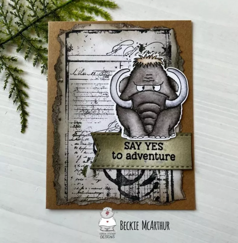 Big Guy Mammoth BUNDLE Stempel + Stanzen Gerda Steiner Designs 2