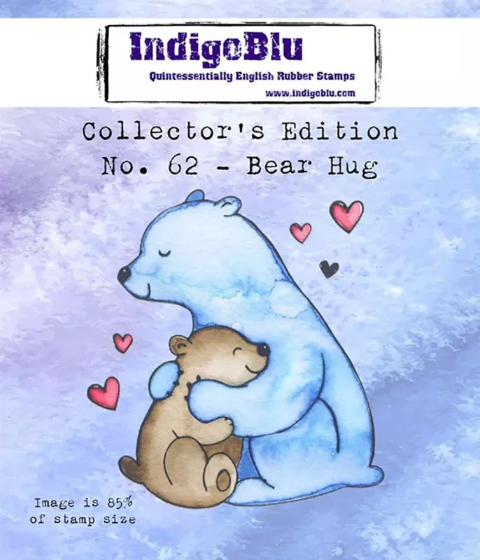 indigoblu rubber stamps collectors edition No. 44 - Bear Hug