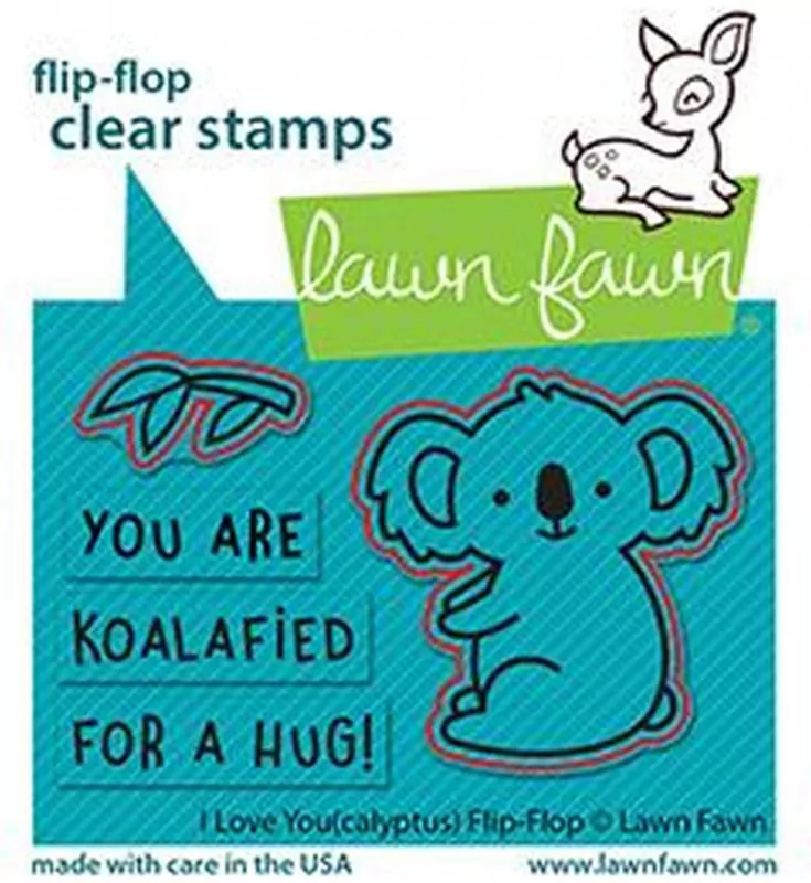 I Love You(calyptus) Flip-Flop Dies Lawn Fawn