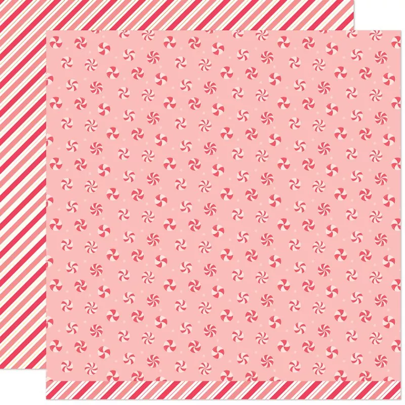 Candy Cane Lane Petite Paper Pack 6x6 Lawn Fawn 2