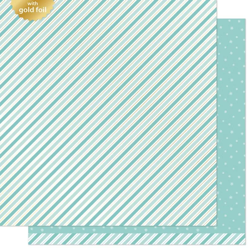 Candy Cane Lane Snow Flurry lawn fawn scrapbooking papier