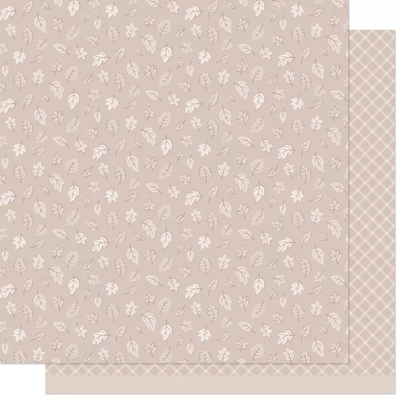 Falling Leaves Chestnut lawn fawn scrapbooking papier