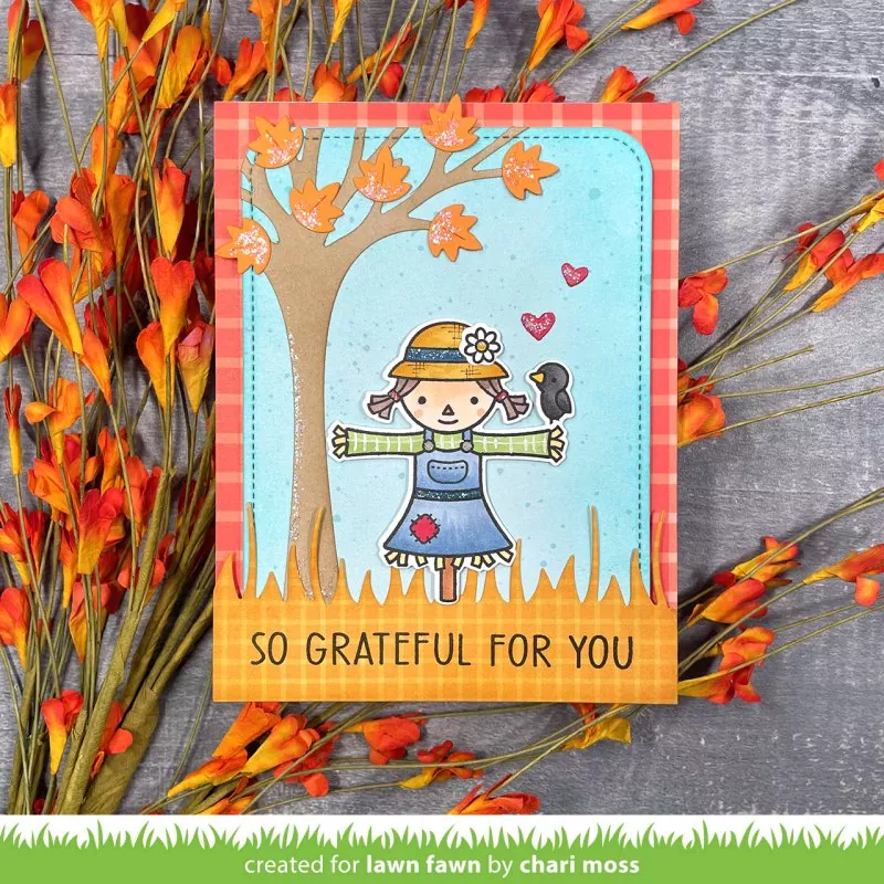 You Crow Girl Stempel Lawn Fawn 1