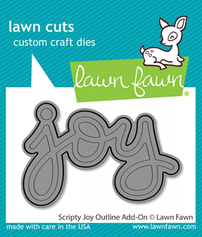 Scripty Joy Outline Add-On Stanzen Lawn Fawn