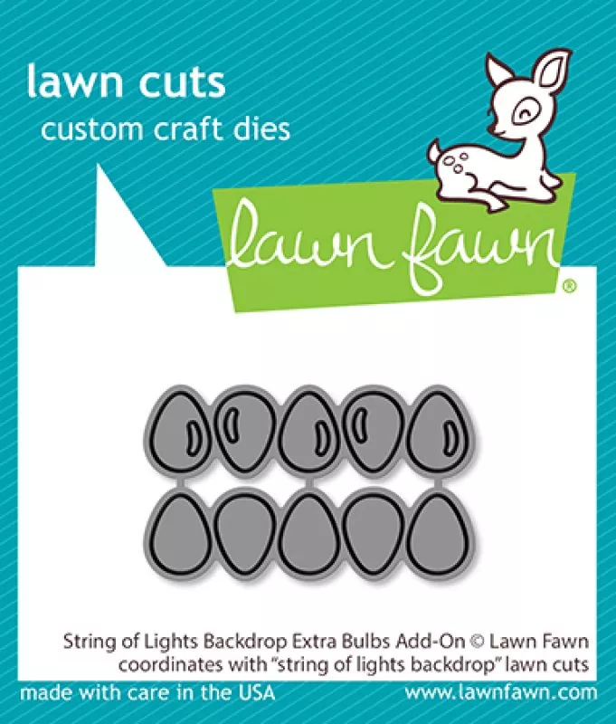 String of Lights Backdrop Extra Bulbs Add-On Stanzen Lawn Fawn