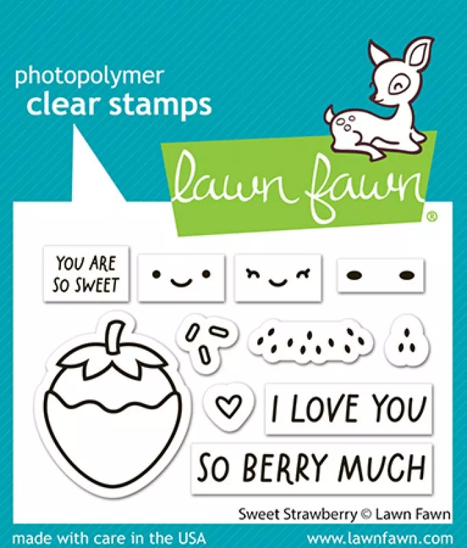 Sweet Strawberry Stempel Lawn Fawn