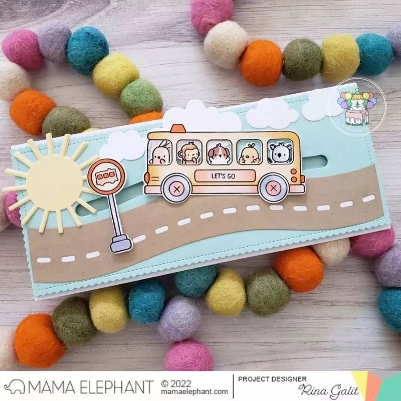 Little Agenda Bus Mama Elephant Stamp & Die Bundle 2