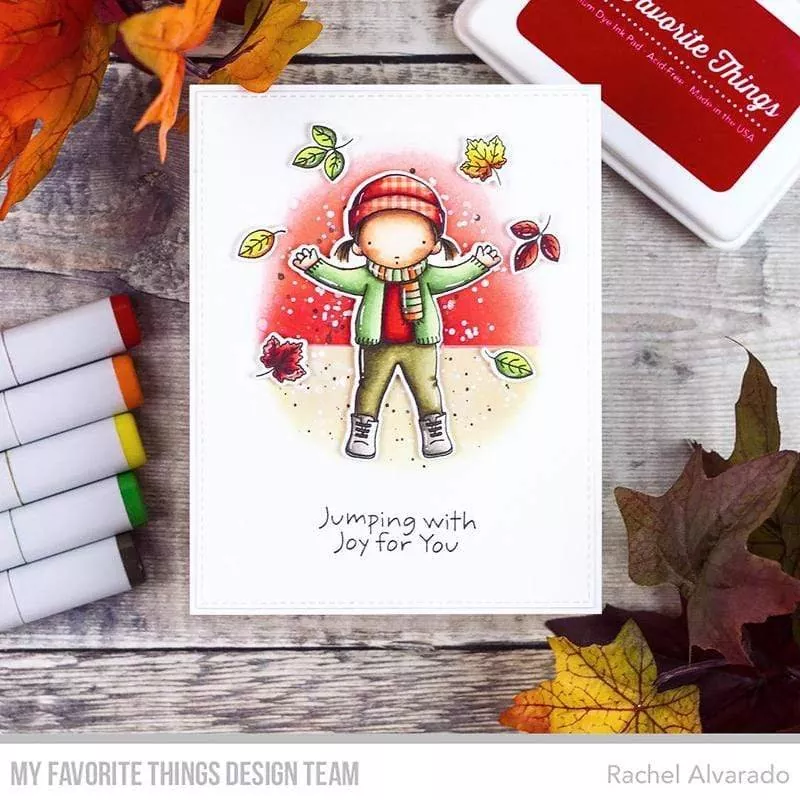 Jumping with Joy Clear Stamps My Favorite Things Projekt 1
