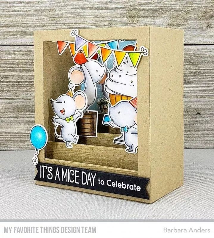 Mice Day to Celebrate Clear Stamps My Favorite Things Projekt 2